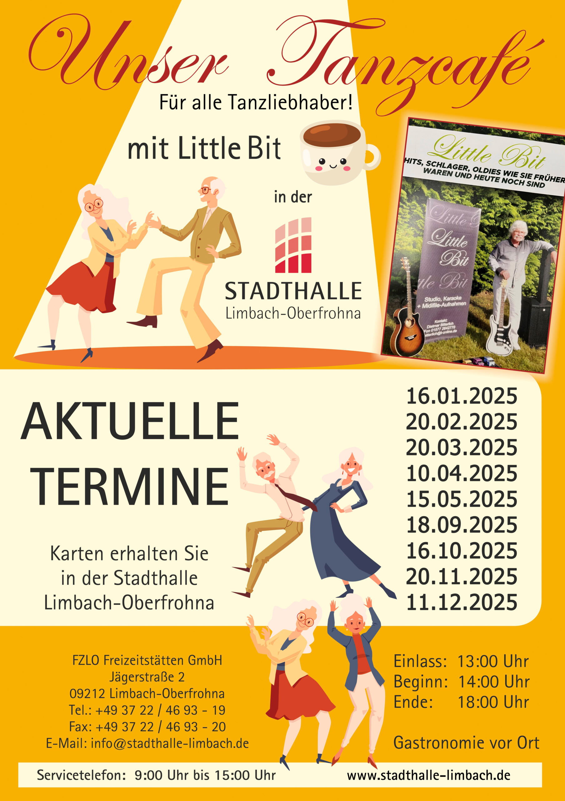 Tanzcafé mit Livemusik von Little Bit