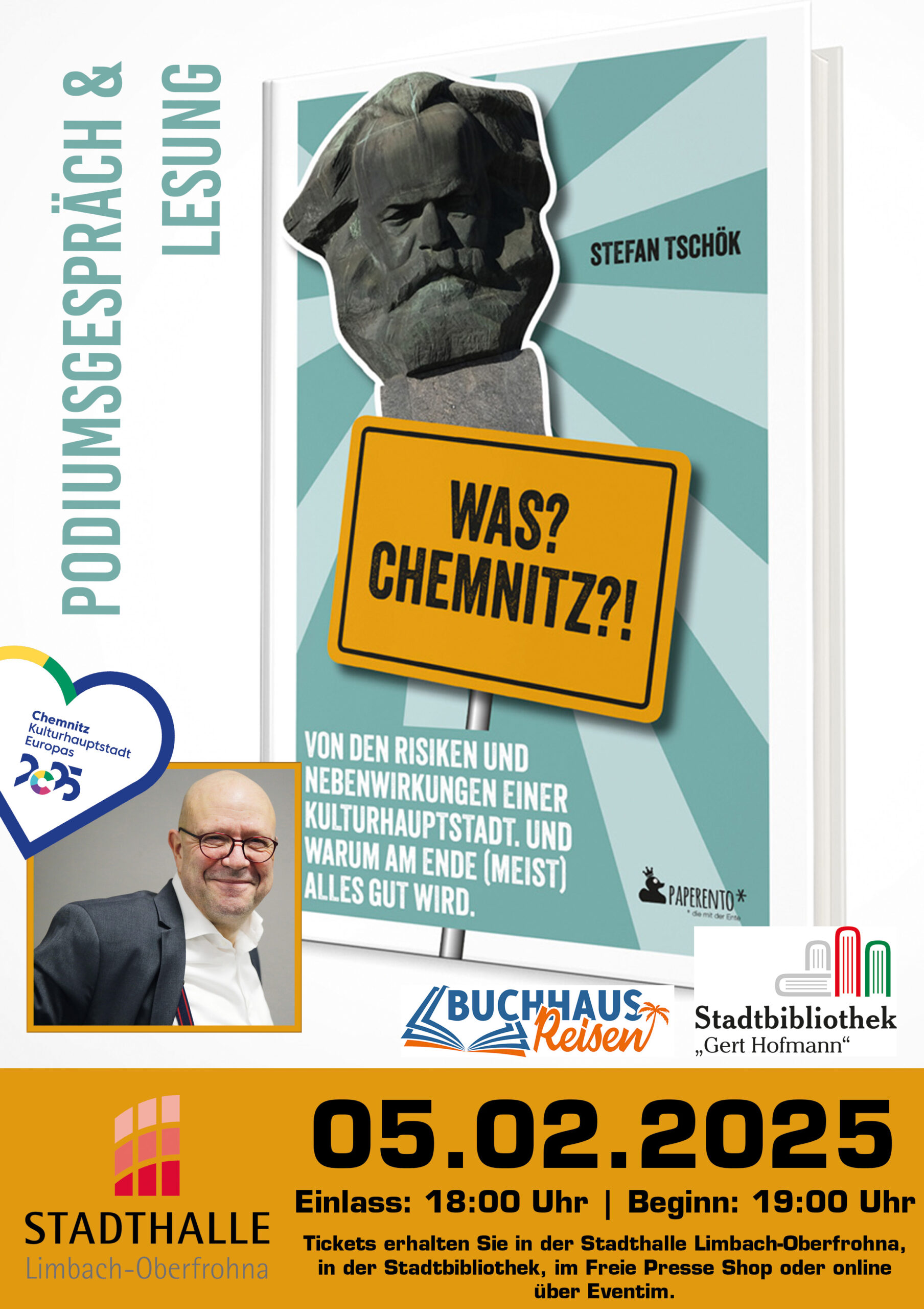 Was? Chemnitz?! Eine Bedienungsanleitung für die Kulturhauptstadt von Stefan Tschök