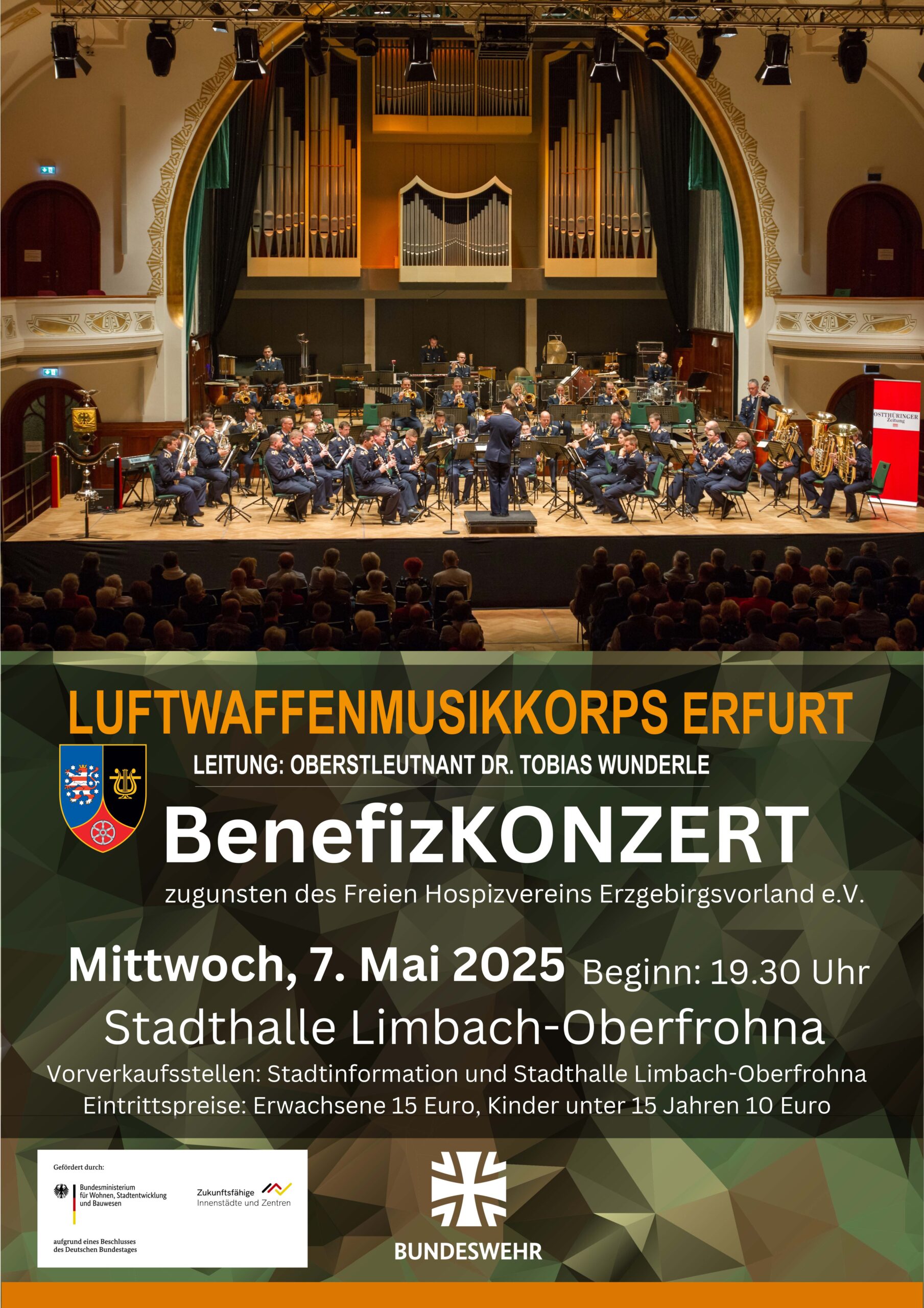 Benefizkonzert: Luftwaffenmusikkorps Erfurt