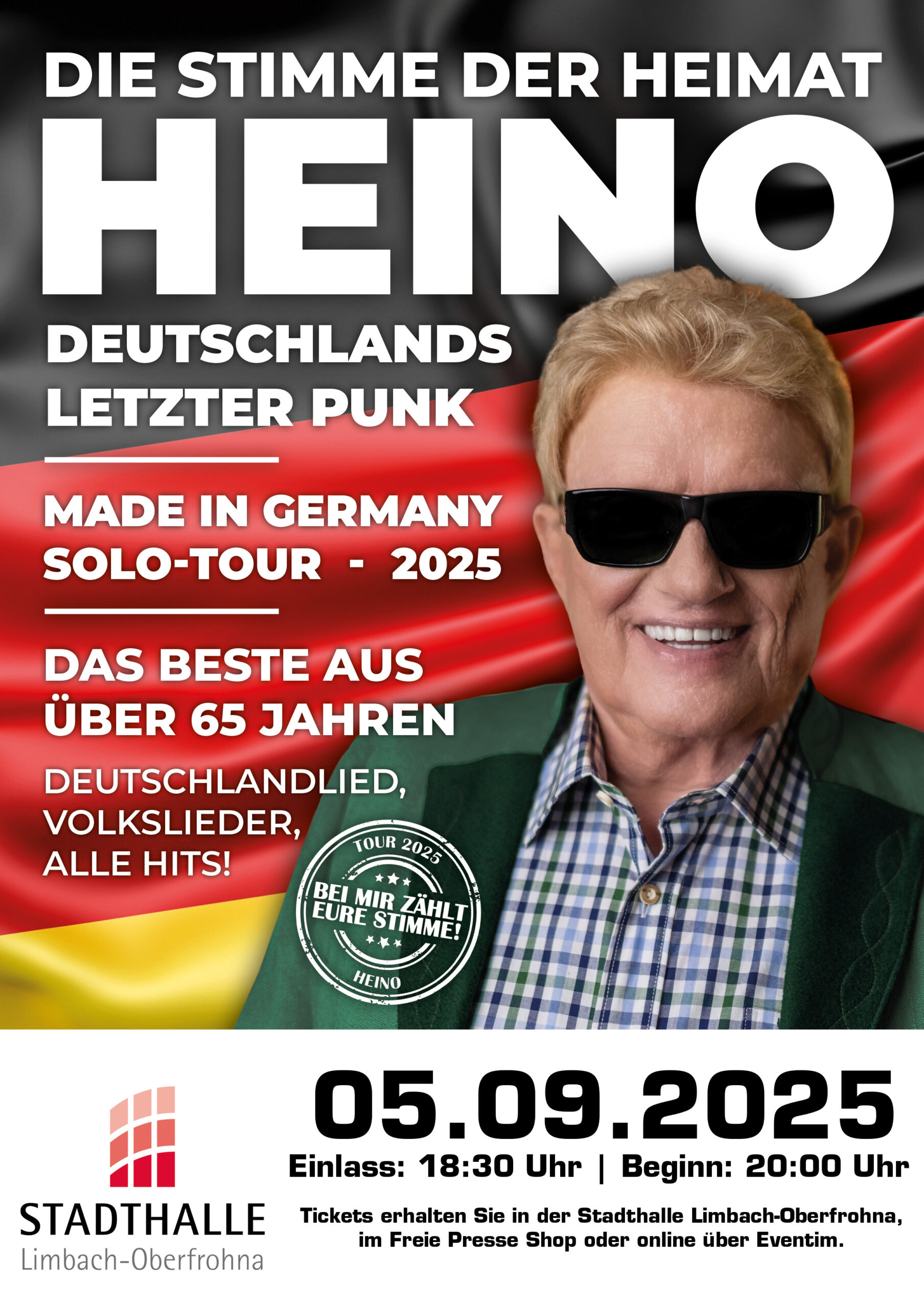 HEINO – Made in Germany Solo-Tour 2025